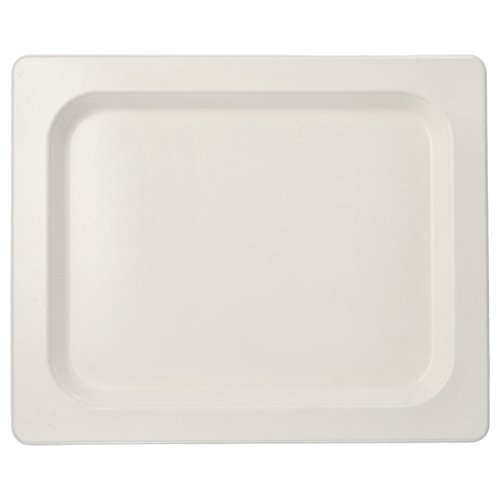 2400 Servierplatten, Zuckerrohr GN 1/2 2 cm x 32,4 cm x 26,4 cm weiss
