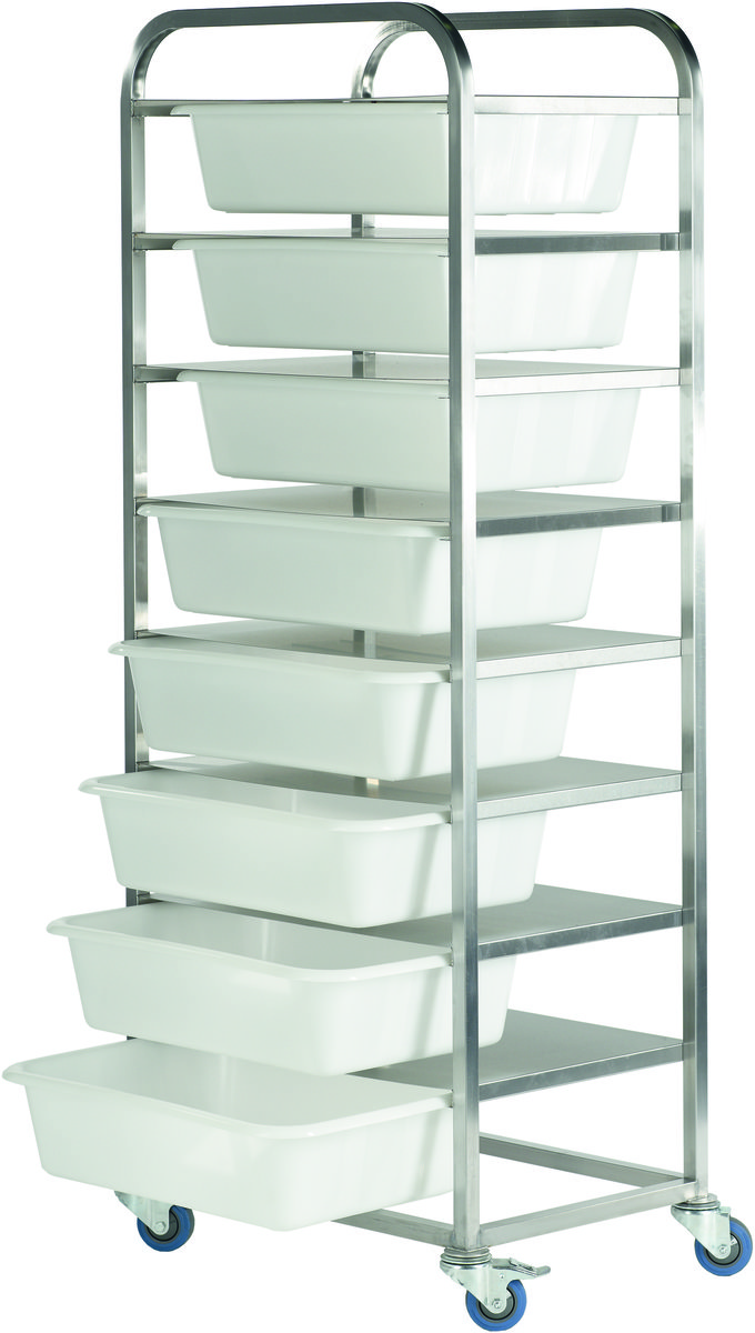 Behälterwagen, Edelstahl Behälterwagen, Edelstahl