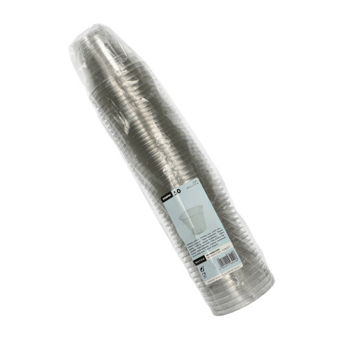 9600 Trinkbecher "Hurricane", PET 0,28 l Ø 9,5 cm · 7,3 cm glasklar