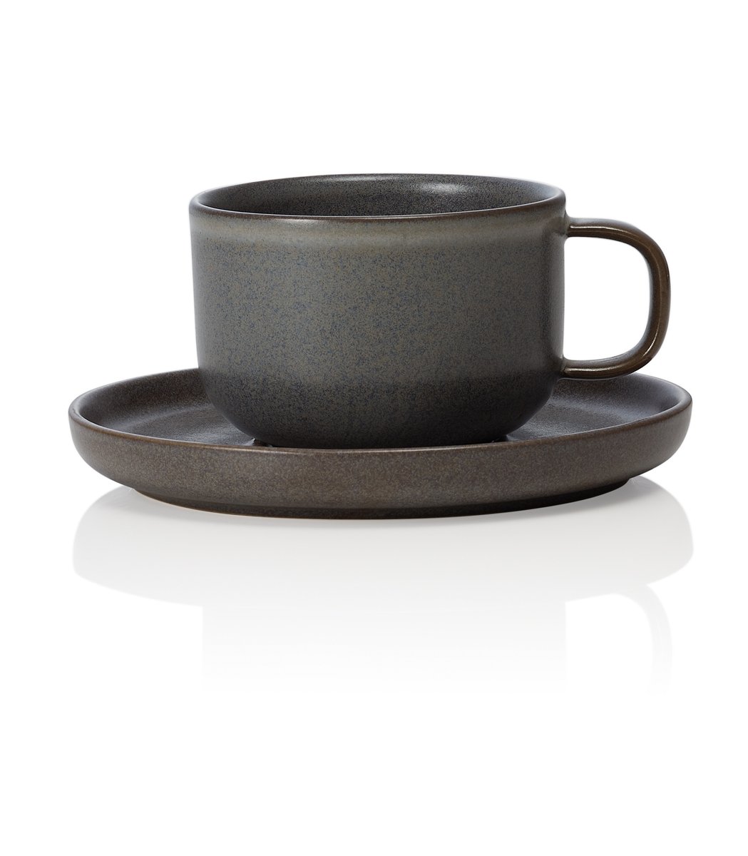 Ober- und Untertasse 0,2 L, (H) 6 cm