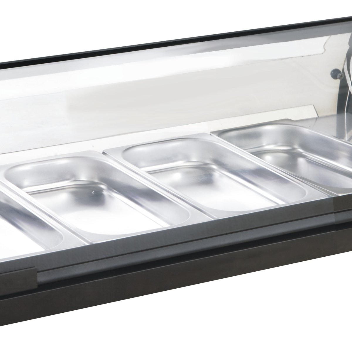 Warmhaltevitrine Cristal 4 4x GN 1/3 x 40 mm Warmhaltevitrine Cristal 4 4x GN 1/3 x 40 mm