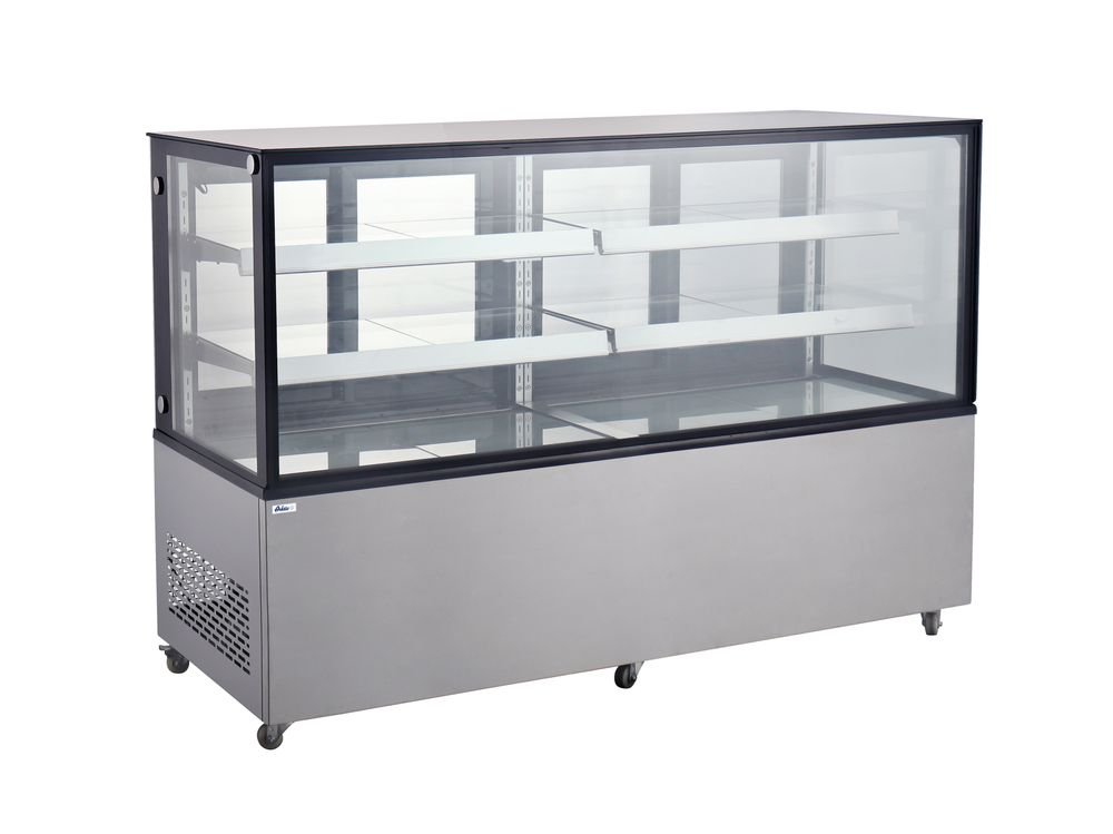 Kühlvitrine mit 2 Regalen, Arktic, 610L, 230V/500W, 1824x677x(H)1230mm Kühlvitrine mit 2 Regalen, Arktic, 610L, 230V/500W, 1824x677x(H)1230mm