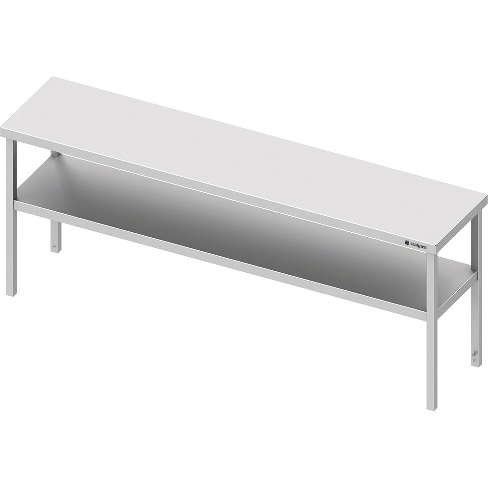 Aufsatzbord mit zwei Etagen, 1900x400x700 mm, verschweißt