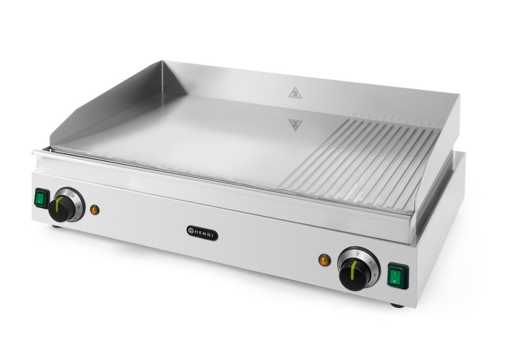Grillplatte, HENDI, Profi Line, 2/3 glatt, 1/3 gerillt, 230V/3500W, 720x550x(H)245mm Grillplatte, HENDI, Profi Line, 2/3 glatt, 1/3 gerillt, 230V/3500W, 720x550x(H)245mm