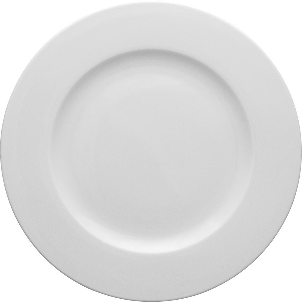 Dessertteller aus Porzellan, weiß, Serie Versailles, Lubiana, D. 190 mm