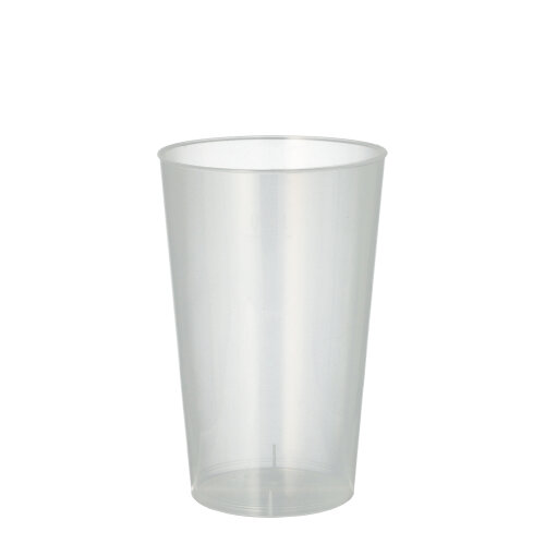 8000 Mehrweg-Trinkbecher PP 0,3 l Ø 7,8 cm · 11,8 cm transluzent unzerbrechlich