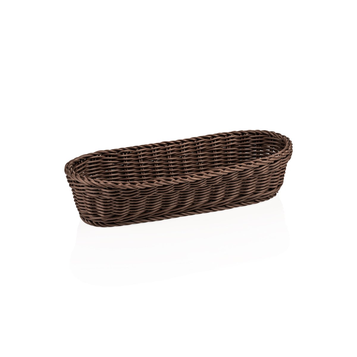Baguettekorb 40 x 16 x 8 cm, braun