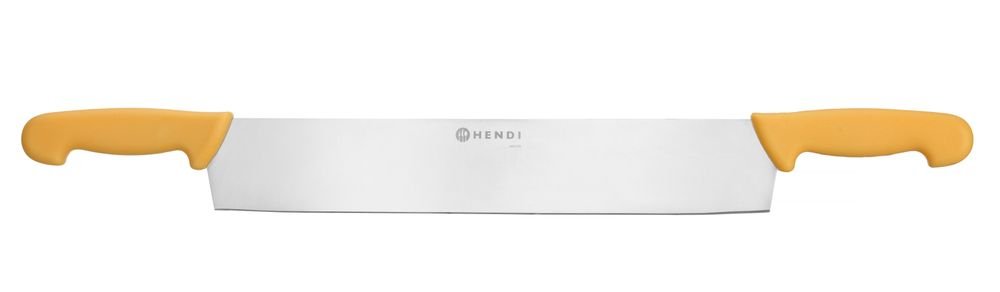 Käsemesser mit Doppelgriff, HENDI, Gelb, (L)655mm