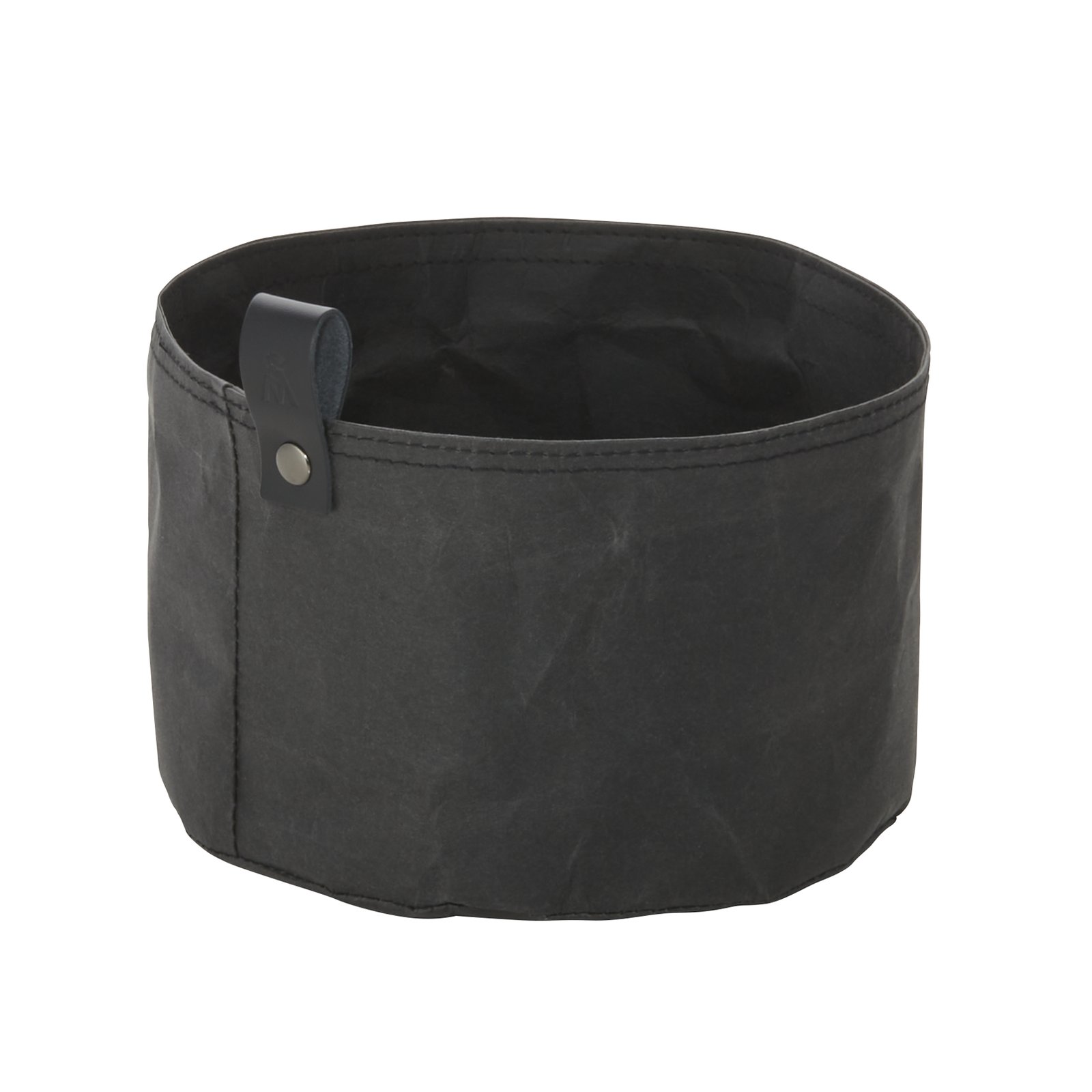 Brottasche CRAFT & CRUMBLE, Ø 20 cm, Höhe 13 cm, schwarz, Kraft Paper