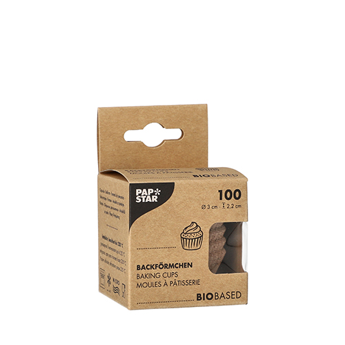 2400 Backförmchen rund Ø 3 cm · 2,2 cm natur aus Frischfaser und Kakaoschalen 86400 Backförmchen rund Ø 3 cm · 2,2 cm natur aus Frischfaser und Kakaoschalen