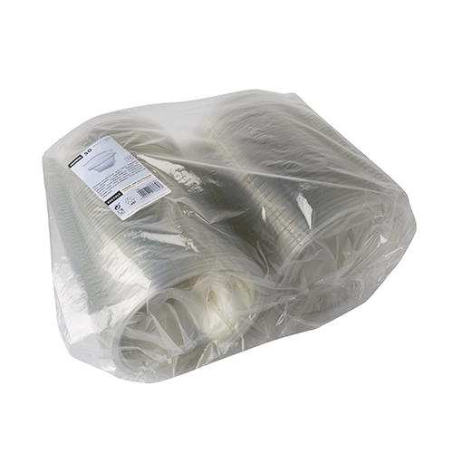 50 Feinkost- und Salatschalen mit Klappdeckel, R-PET rund 750 ml Ø 17,4 cm · 7,3 cm glasklar 2400 Feinkost- und Salatschalen mit Klappdeckel, R-PET rund 750 ml Ø 17,4 cm · 7,3 cm glasklar