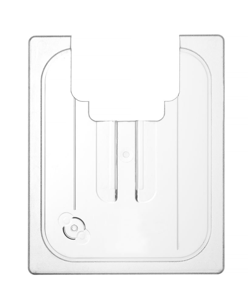 Gastronorm-Deckel mit Sous-Vide-Stick-Aussparung, HENDI, GN 1/1, Transparent, 530x325mm