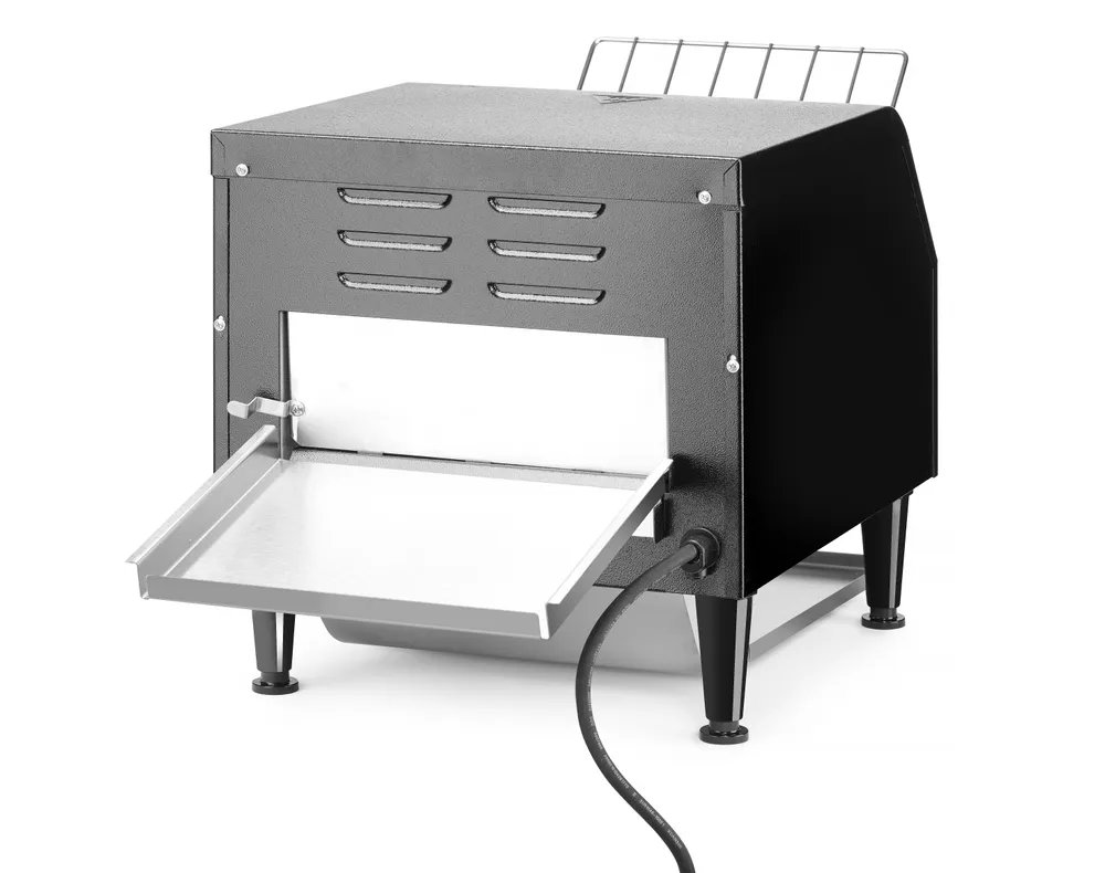 Durchlauf-Toaster, doppelt, Schwarz, 230V/2240W, 418x368x(H)415mm Durchlauf-Toaster, doppelt, Schwarz, 230V/2240W, 418x368x(H)415mm