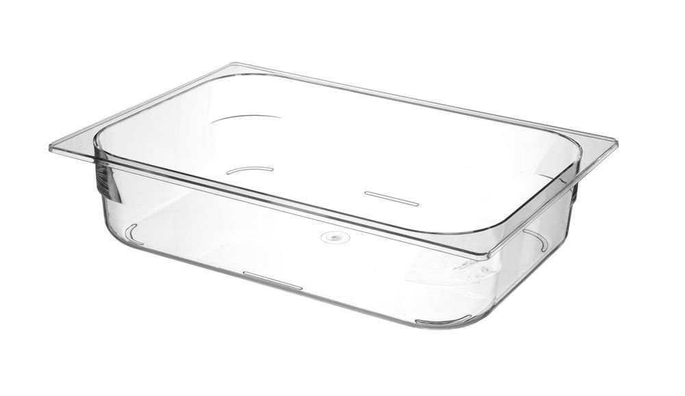 Eiscreme-Behälter Polycarbonat, HENDI, 5L, Transparent, 360x250x(H)80mm