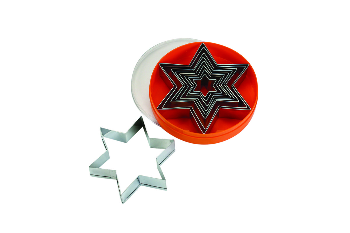 Ausstechersatz Stern, glatt