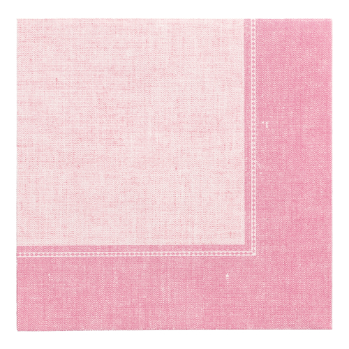 12500 Servietten "ROYAL Collection" 1/4-Falz 40 cm x 40 cm rosa "Linum"