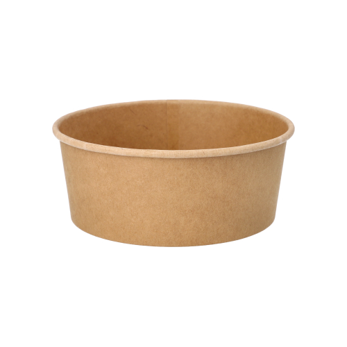 3000 Salatschalen, Pappe rund 750 ml Ø 15 cm · 6 cm braun