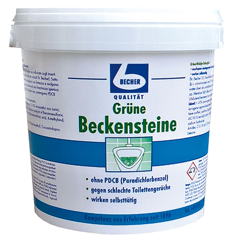Dr. Becher Grüne Beckensteine Ø 3,5 cm · 2 cm in Sternform