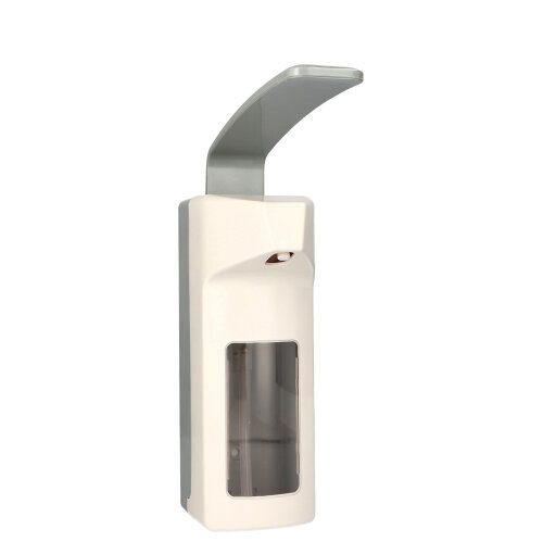 210 Wandspender 30 cm x 8,5 cm x 21 cm weiss "Kunststoff" 500 ml, Langarmhebel