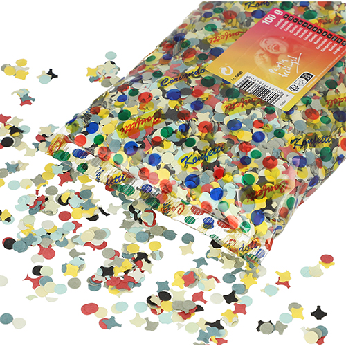 480 Konfetti, Papier farbig sortiert 100 gr.