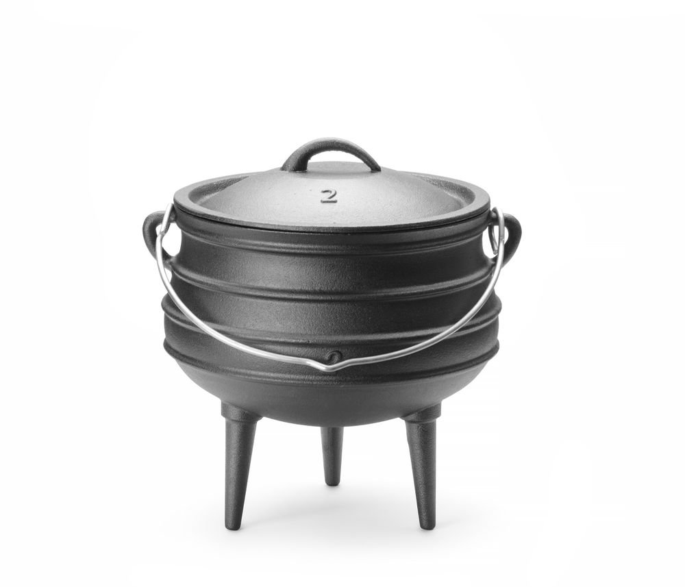 Gusseisentopf, HENDI, Schwarz, ⌀245x(H)280mm