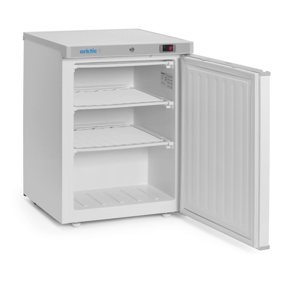 Gefrierschrank in weiß lackiertem Stahlgehäuse, Arktic, Budget Line, Weiß, 220-240V/111W, 589x655x(H)838mm