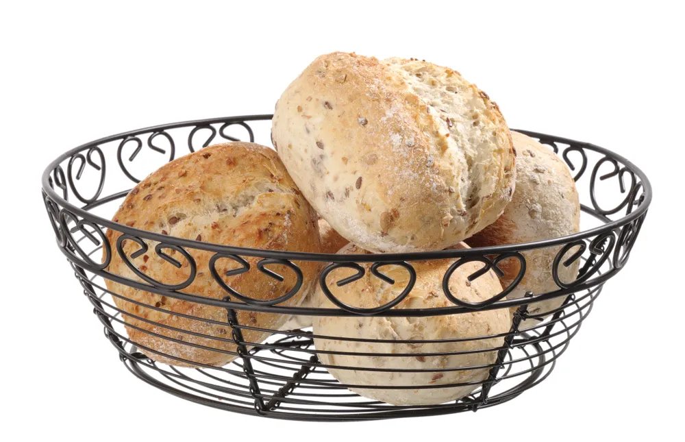 Drahtkorb Deco, rund, ⌀250x(H)80mm