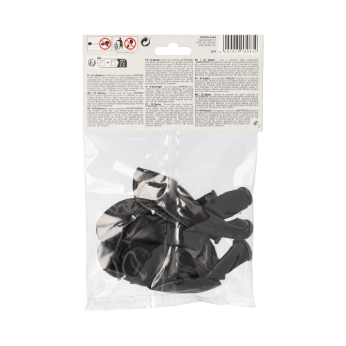 10 Luftballons Ø 25 cm schwarz 33600 Luftballons Ø 25 cm schwarz