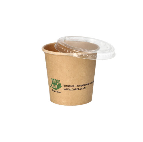 29000 Portionsbecher, Pappe 90 ml Ø 6 cm · 5,8 cm braun